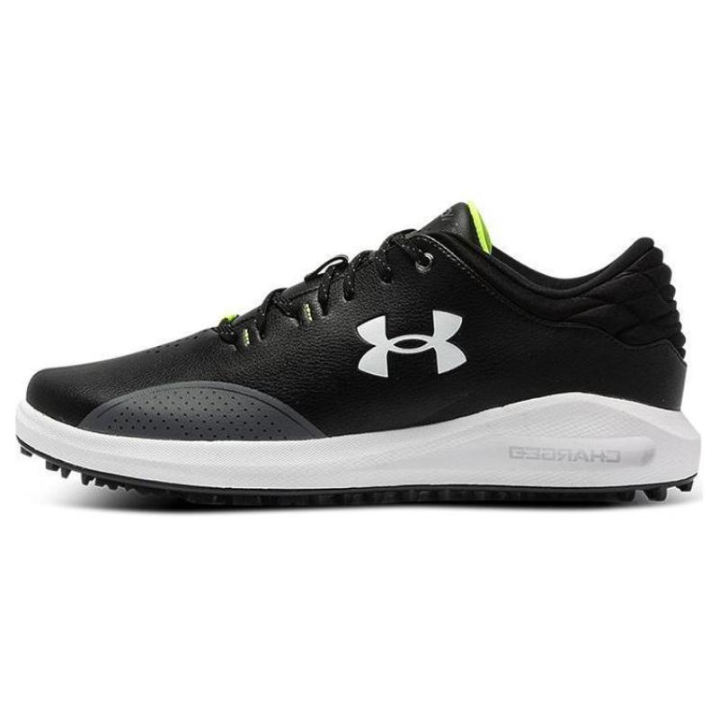 Under Armour Draw Sport Spikeless Running Shoes Wide E Black Sneakers 3024563-001