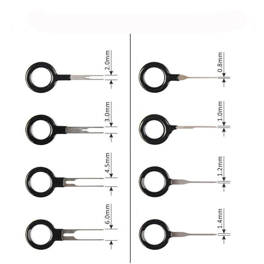 14 Pcs/Set ATV Scooter Wiring Terminal Connector Pin Extractor Puller Repair Kit