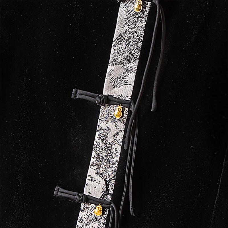 Sibaishi Women's Retro Chinese Style Stand-Collar Vest