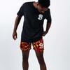 Trendy Brand Men's Quick-Dry Mesh Shorts - American Summer Style for Outdoor Sports & Beach