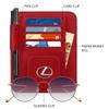 Car Sun Visor Sunglasses Clip Universal Business Cards Bill Holder Clip Leather Card Holder For LEXUS RX300 RX330 RX350 IS250