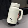 Large Capacity Stainless Steel Water Bottle Stylish Tea Cup Durable Vacuum Flasks  Outdoor Use