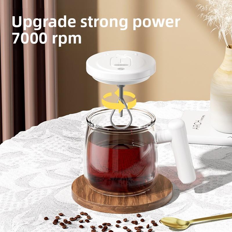 New Automatic Mixing Cup Electric Charging Coffee Cup Office Home Glass Maple Mug