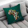 Africa Map ART Throw Pillow Case For 50x50cm 40x40cm 55x55cm 45x45cm 30x30cm Square Bedroom Pillowcase Cover