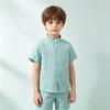 Boys Long Sleeve Button Down Shirt Jacket Candy Color for School Outerwear