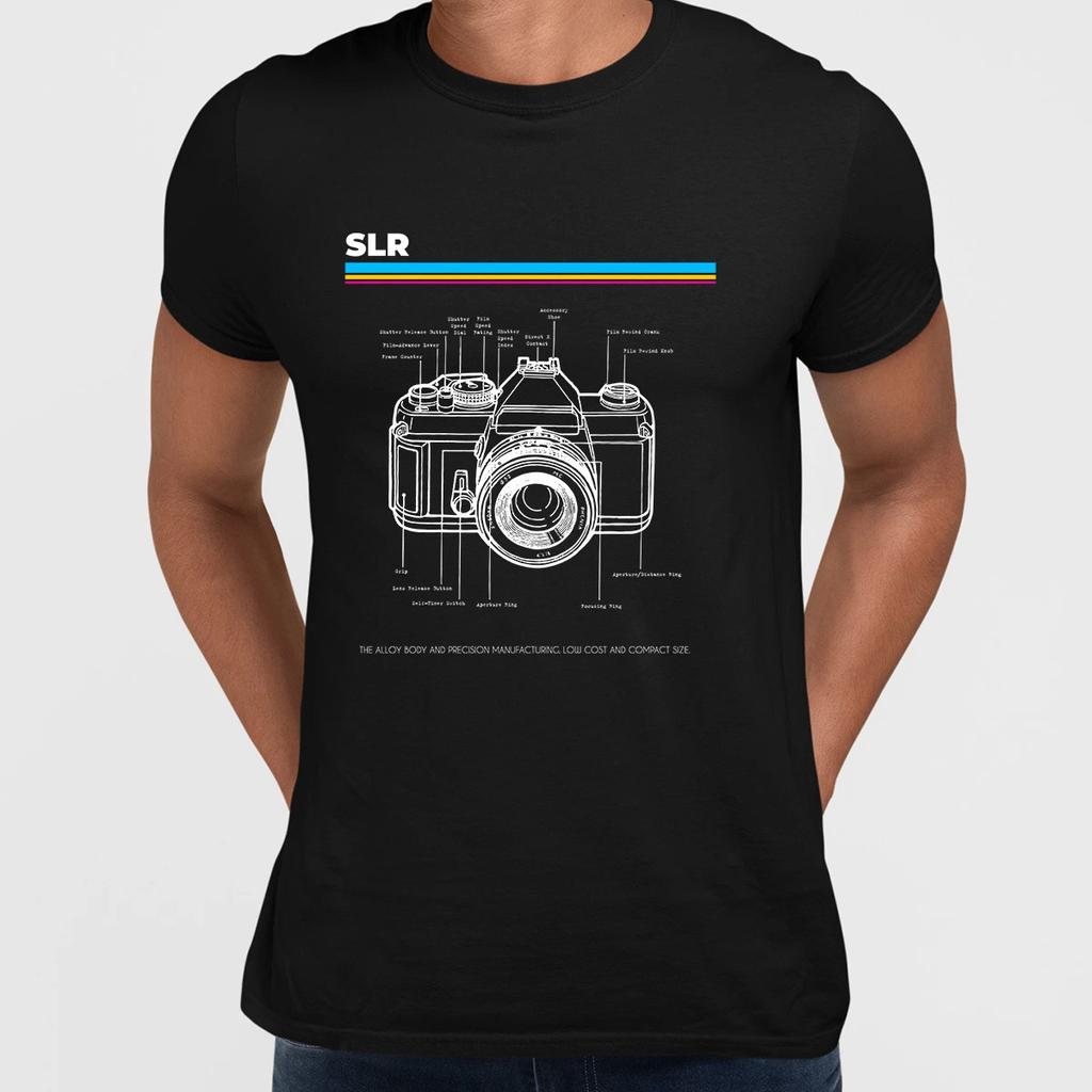 Old school SLR camera Fashioned Retro tee Photographer Nostalgia TShirt 80