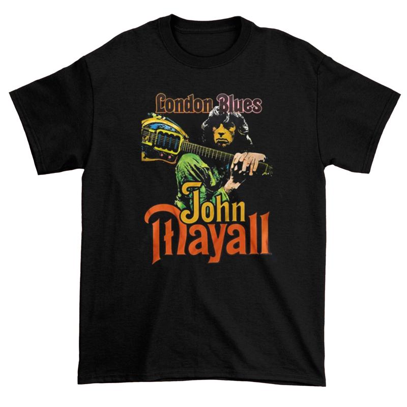 

John Mayall London Blues 1964 1969 All Size Cotton White T Shirt S разноцветный