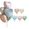 6Pcs Cream Color Number Balloon Set Beige Caramel Number 0-9 Balloon Foil Helium Ball Birthday Wedding Party Decoration