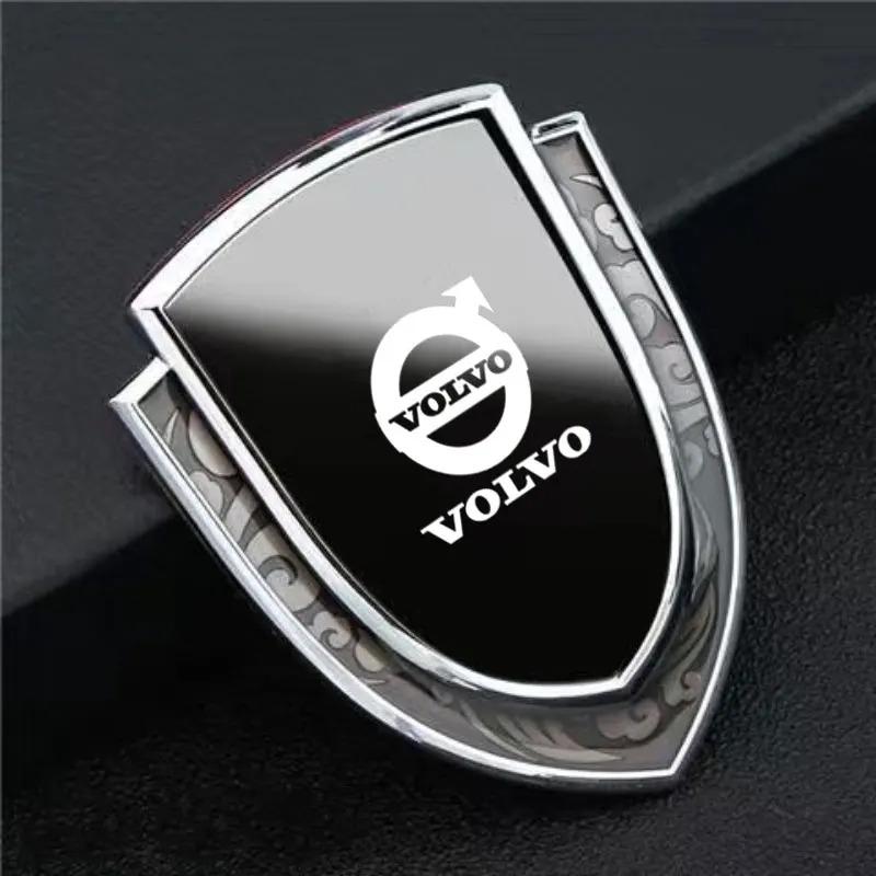 Scudo Metallico Emblema per Auto Parafango Laterale Carrozzeria Bagagliaio Emblema Badge Logo Adesivo Per Volvo xc60 xc90 v40 v60 v50 s60 Accessori Auto