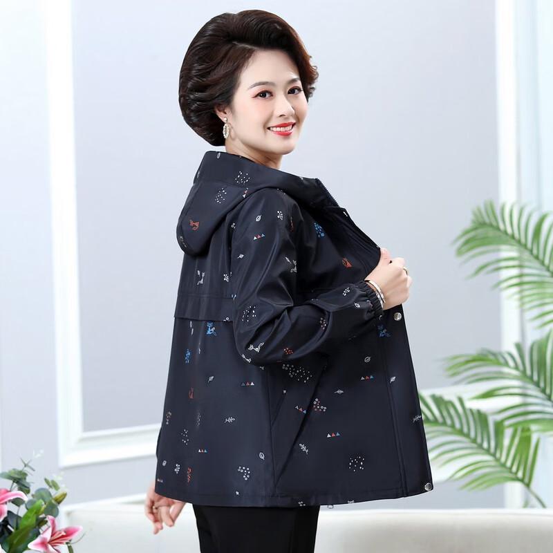 YUZHAOLIN Women's Casual Spring Hooded Short Jacket
