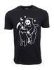 Hot topic black matter unisexs reaper with cat t shirt