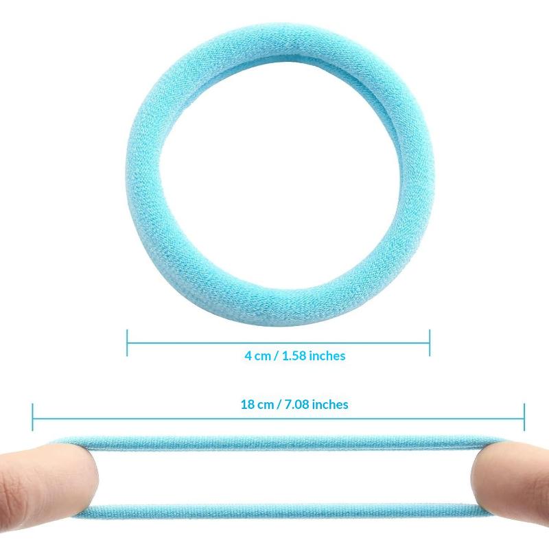 Headbands for Babies 50Pcs Nylon Soft Stretchy 4cm High Elastic Hair Bands for Kids Bow DIY Party Photography Props