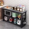Yingbai Space-Saving 3-Tier Kitchen Storage Rack with Rock Slab Top