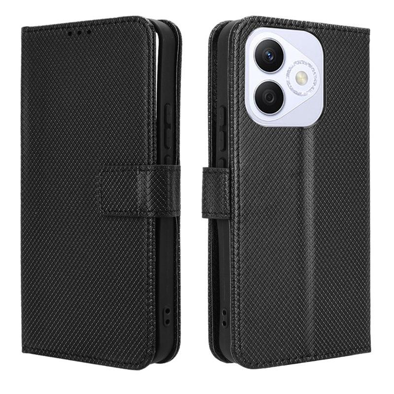 

Флип-чехол для Honor X60i 5G кожаный чехол [Flip Vintage Leather] кошелек ударопрочный прочный ретро-чехол для телефона for Honor X60i 5G чёрный
