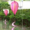 1PC Rainbow Hot Air Balloon Wind Spinner-suitable for Garden, Home, Office, Christmas and Party Decoration /garden Accessories