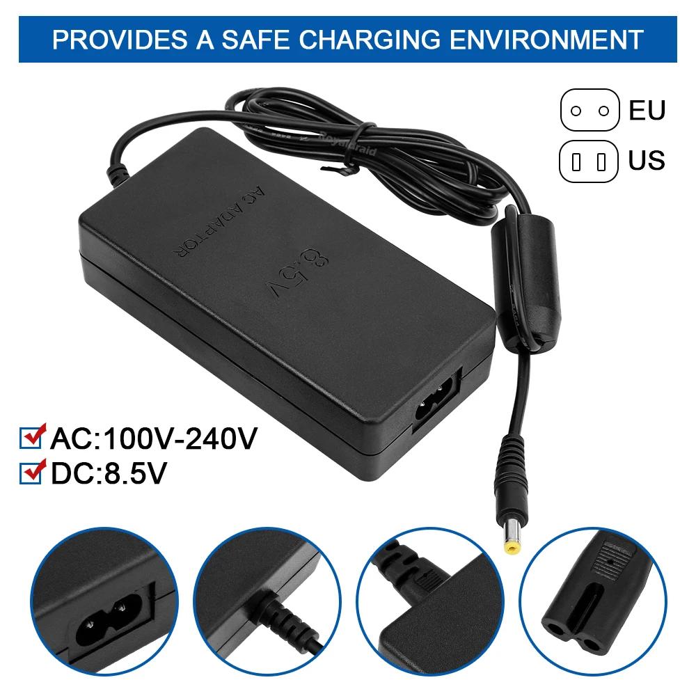 NEW Power Supply for PS2 Replacement AC Adapter Charger Cable Cord 100‑240V DC 8.5V for PS2 Slim 70000 Console EU Plug / US Plug