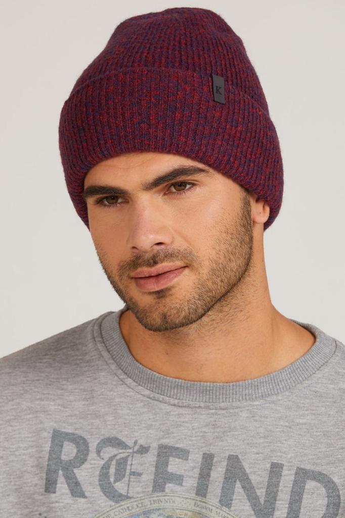 Orazio Men' Cap in Mixed Ginger Color
