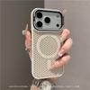 Advanced sensor mesh lens holder iphone17promax mobile phone case 14 breathable heat dissipation 15 apple 16 sheath