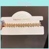 Fashion Womens Copper Hand Jewelry With Zircon Accents And Floral Design For Casual Wear