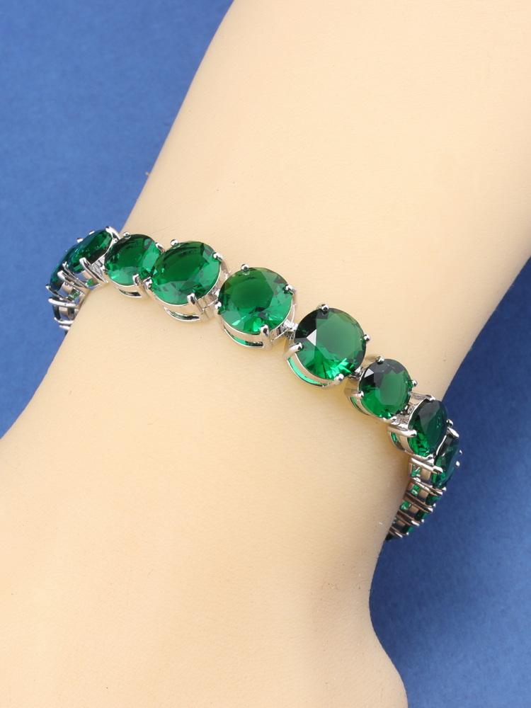 Italian Charm Bracelet Original    Fine Jewelry & Accessories Round Colorful Zircon For Women/Girl Fashion Gift
