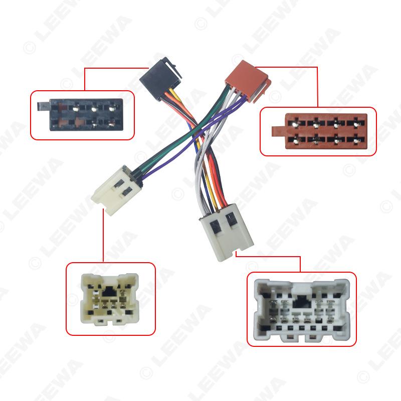 

Аудио-видео кабель для модификации для Nissan 2003+: Жгут силовых кабелей ISO LEEWA
