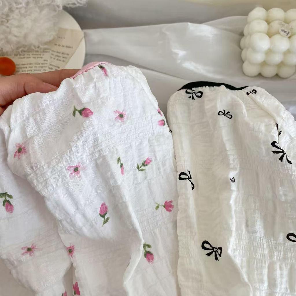 Summer Thin Children's Pajama Set - Cute Princess Style Homewear for Baby Girls, Short Sleeve & Shorts