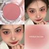 Single-Color Blush Pink Matte Youthful Girl Makeup Natural Blending Low Saturation Expansion Color Nude Blush Rouge