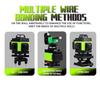 16-Line Self-Leveling Laser Level with Infrared Green Light, 360° Horizontal & Vertical Functionality
