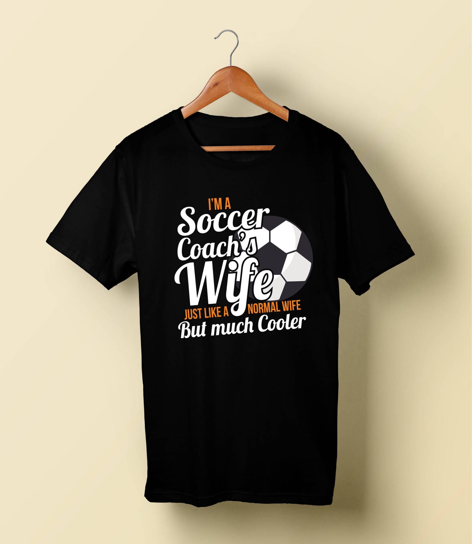 Womens Coaches Wife Shirt Wife Soccer Cool Gift Unisex Tee Shirt Soccer Coaches Wife Shirt 3XL