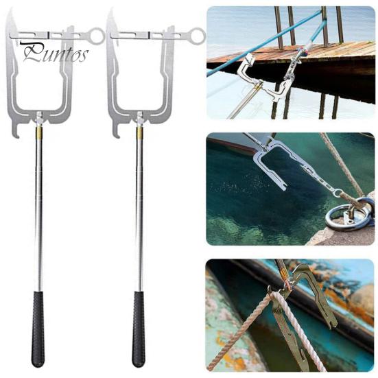 

Новый телескопический крюк для лодки и телескопическая док-станция для швартовки, U-образный крюк, резьбонарезной станок на большие расстояния, съемник для лодки, инструмент для крюка для веревки A