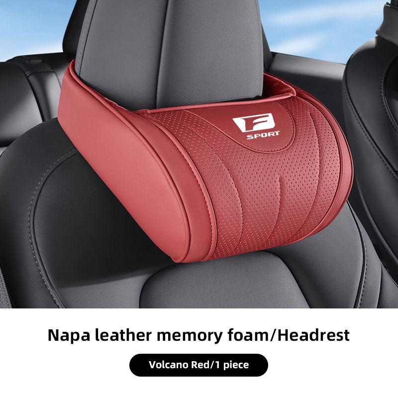 Car Headrest Neck Pillow Auto Seat Cushion Waist Pillow Set For Lexus FSPORT LBX NX RX 350h 450h ES UX 300e GS GX IS LS LX CT