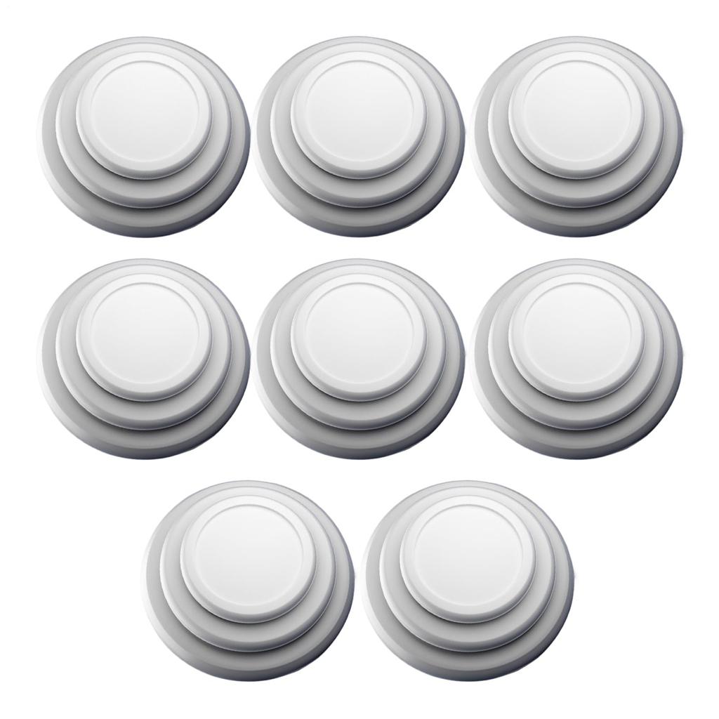 Car Door Cushion, 8 Pcs Sound Insulation Shock Absorber Gasket, Adhesive Door Shock Absorber,