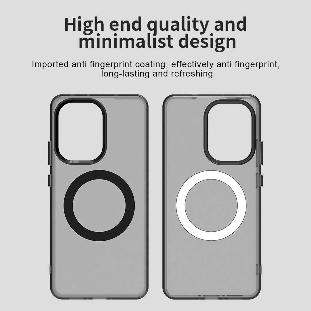 Magnetic Wireless Charging Case For Xiaomi Poco X7 Pro X6 Pro 5G Cover Candy Colors Transparent Back Shell