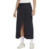 Langer Freizeitrock Damen Schwarz HQ8023-010