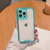 Mobile Phone Case for IPhone15 Series Colorful Frame Transparent Three-in-One Colorful Precision Holes
