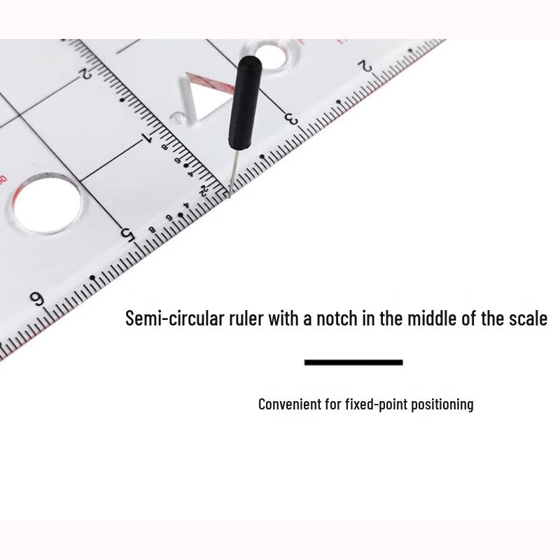 Jingdafei Latitude Longitude Coordinate Semicircle Ruler