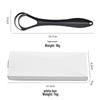 Stainless Steel Double-Layer Tongue Scraper for Adults - Relieves Bad Breath & Deep Cleans