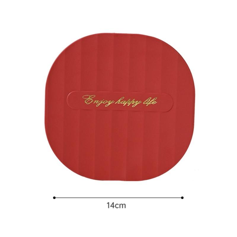 

Однотонные силиконовые подставки Простые теплоизоляционные Водонепроницаемые Подставки для чашек Бытовые Защищающие от ожогов Высокотемпературные Настольные коврики Домашние подставки