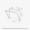 Foldable Garbage Bag Hanging Rack Kitchen Rubbish Holder Over Cupboard Door Trash Holder Kitchen Accessories
