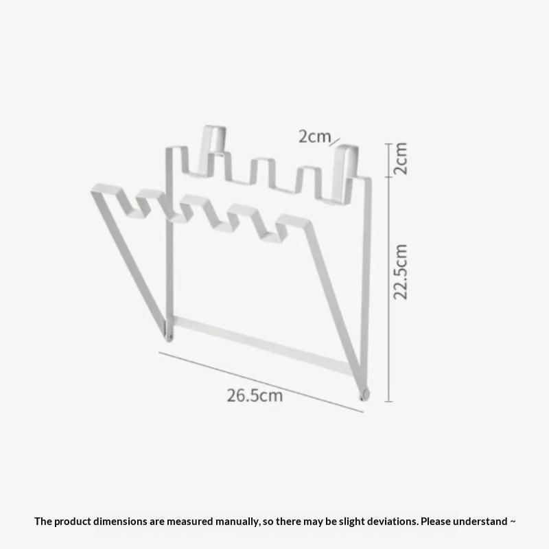 Foldable Garbage Bag Hanging Rack Kitchen Rubbish Holder Over Cupboard Door Trash Holder Kitchen Accessories