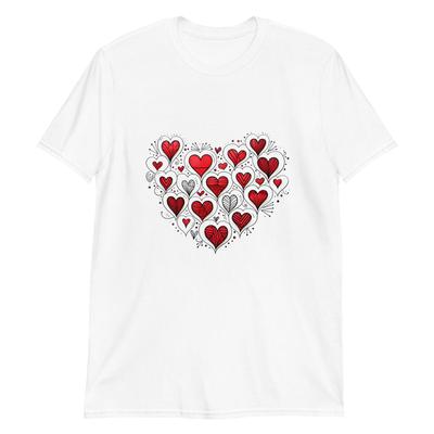 Hearts Within Heart: Unfold Love T-Shirt Mens Womens Tees Top