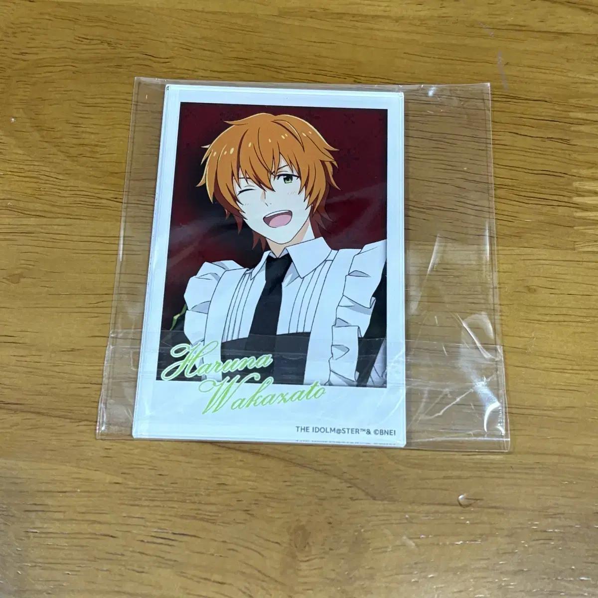 

Idolmaster Side M Харуна Коллаборационное Кафе Костюм Горничной Чешский Стиль Акриловая Карта