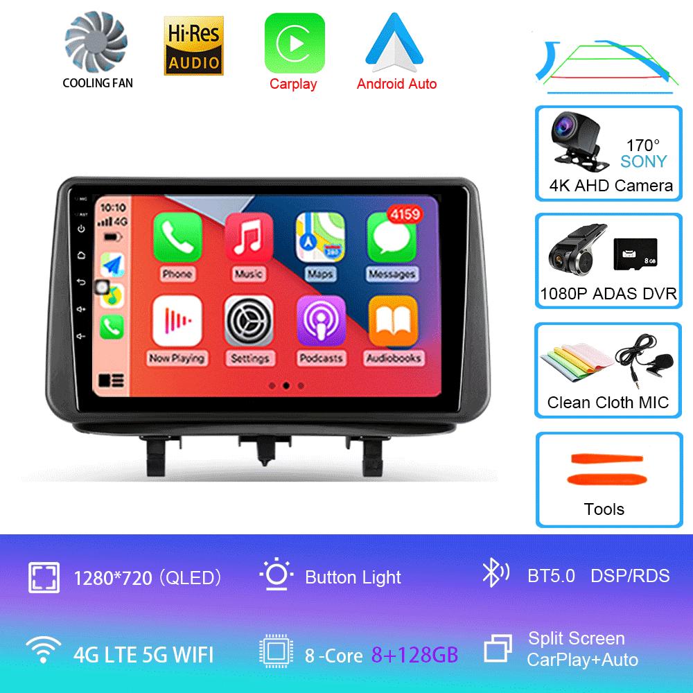 Radio auto Android 14 pentru Opel Meriva B 2009-2014 2K QLED Android Multimedia Video Player BT AI Voice CarPlay 4G Stereo Unit headunit