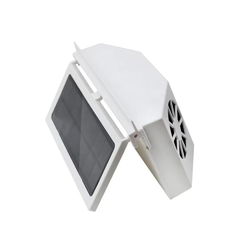 Car Cooling System Solar Panel Car Window Exhaust Fan Auto Air Vent Ventilation Fan Solar Radiator 3 Fans for Camper