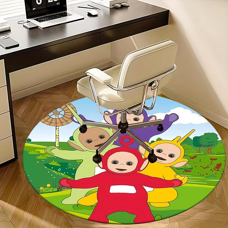 Teletubbies, Chair mat Round Rug Office carpet, Non slip, Suitable for Living Rooms, Bedrooms decor.1205120a