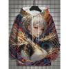 Autumn and Winter Men's Sports Hoodies Unisex 3D Printing HD Anime Girl Printing Hoodies Harajuku Fashion Pullovers
