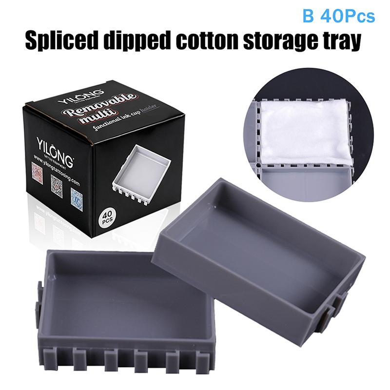 

Multi-Spliced Creative Design Ink Cup & Tattoo Cartridge Holder, ABS Desktop Storage Rack for Tattoo Artists