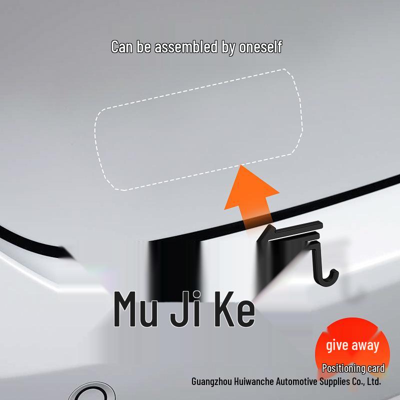 Black Decorative Covers for Zeekr 9X Car Logos - Front & Rear Metal Protection Accessories