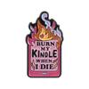 E-book Reader Enamel Pins Cartoon Fantasy Smut Book Reading Brooches Lapel Badge Bookworm Girlie Jewelry Gift for Friends