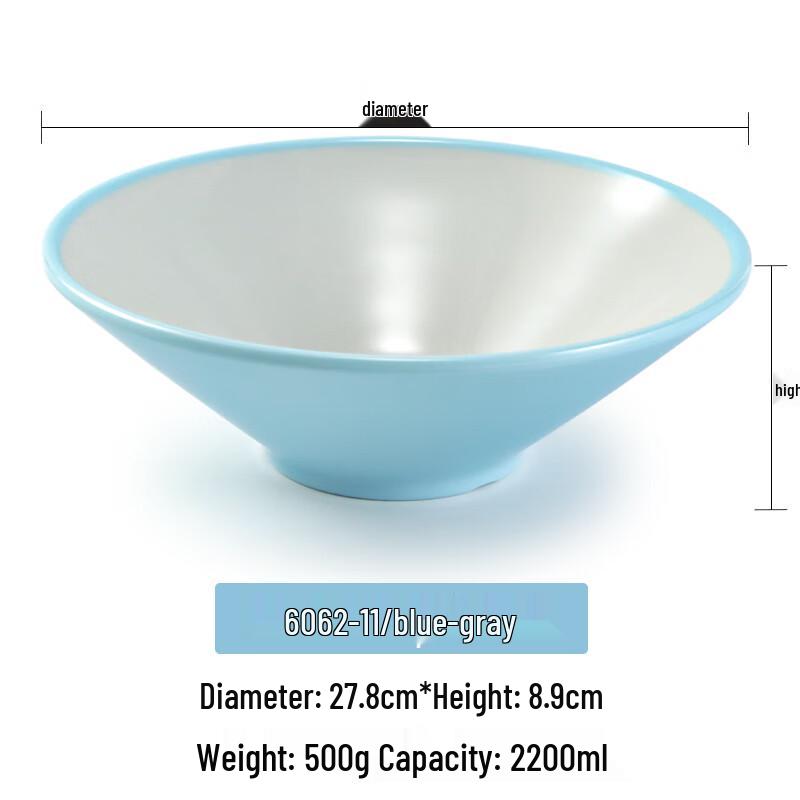 A5 Melamine Commercial Noodle Soup Bowl